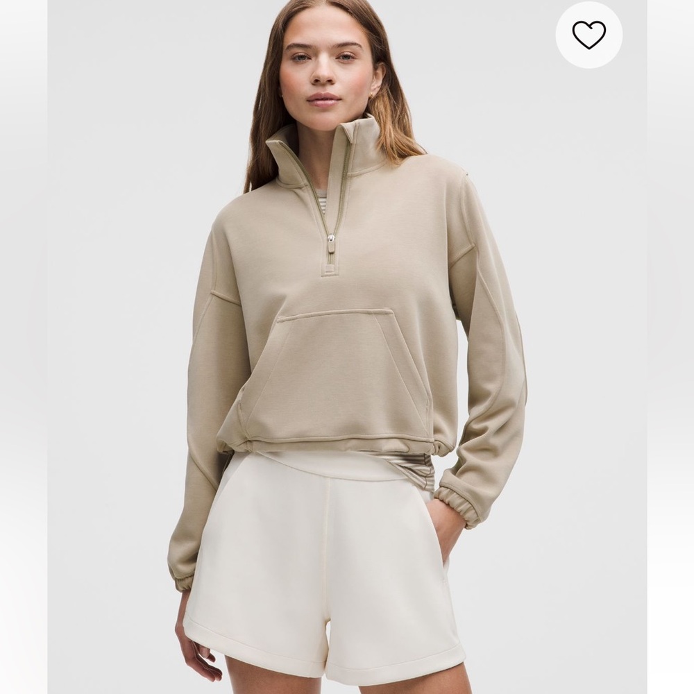 Lululemon Brushed Softstreme Half Zip